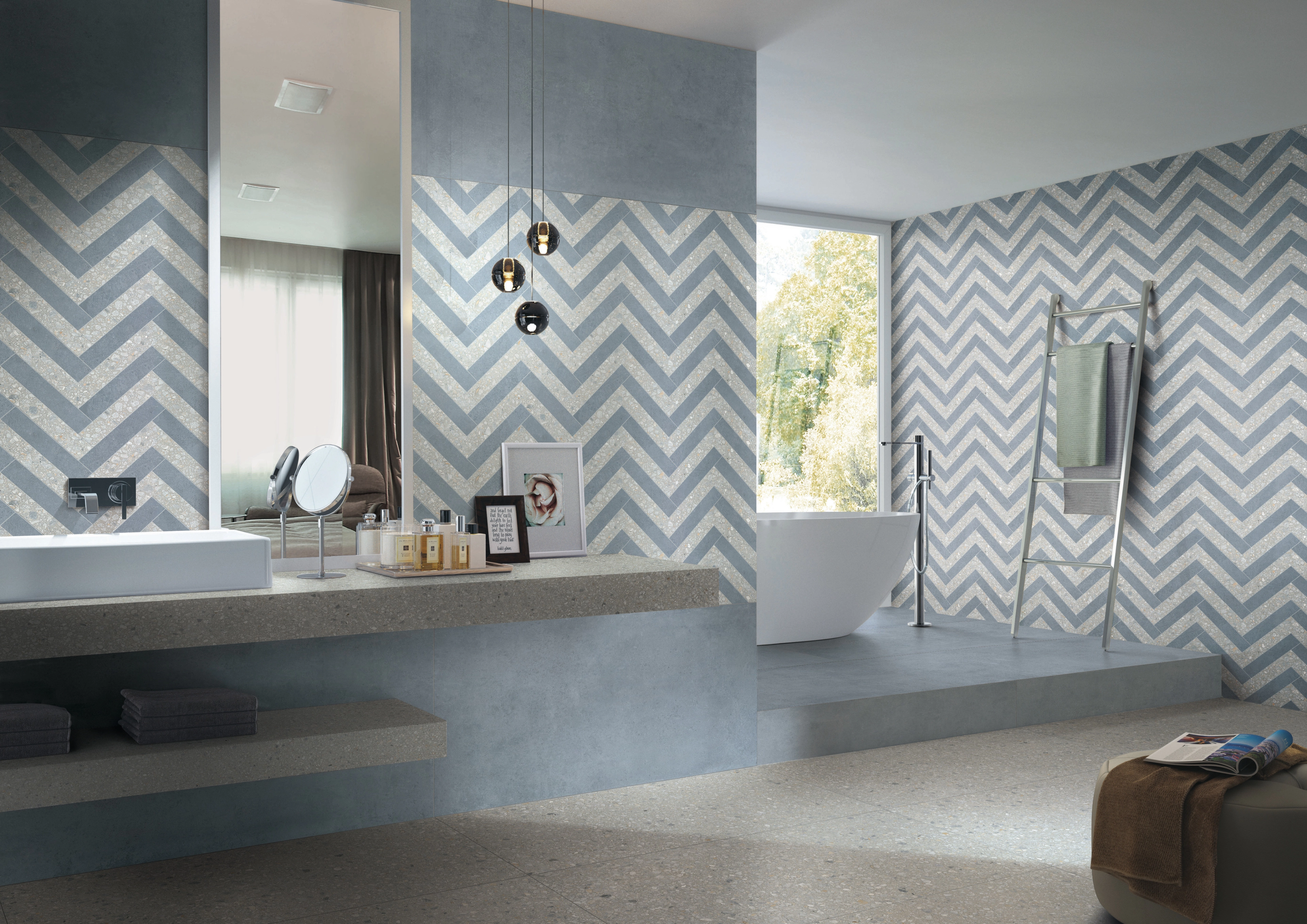 Florim Match-up, Stone; Terrazzo;