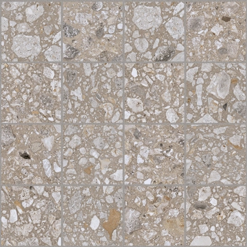 Match-up Mosaico Mix 772555 - Earlgrey Mix, Glossy, 7.5x7.5 cm, 6.00mm, Not rectified