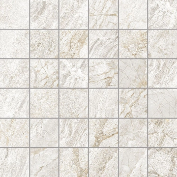 Agathos Mosaico T36 M30AGWHI - White, Naturale, 30x30cm, 9.00mm, Not-rectified