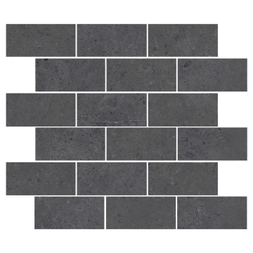 Hollstone Mosaico Muretto M30HLOBMS - Obsidian, Naturale, 30x30cm, 9.00mm, Not-rectified