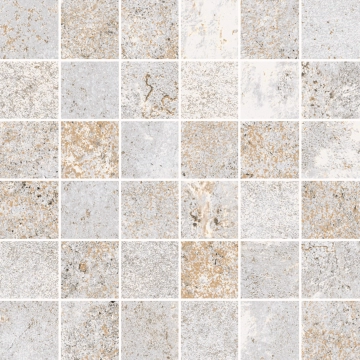 Flatiron Mosaico T36 M30FL.WH - White, Naturale, 30x30cm, 9.00mm, not-rectified