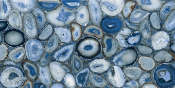 Agatina L11AGT1 - Blue, Lappato campo pieno, 60x120cm, 9.00mm, Rectified