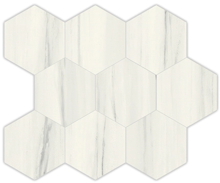 Dolomite Mosaico Esagona M30DOLOE - Dolomite, Naturale, 26x30cm, 9.00mm, Not-rectified