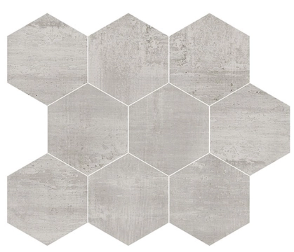 H24 Mosaico Esagona M30H2.GYE - Grey, Naturale, 26x30cm, 9.00mm, Not-rectified