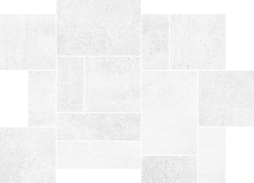 Zen Puzzle GU46L000 - White, Natural, 30x40cm, 10.00mm, Not rectified
