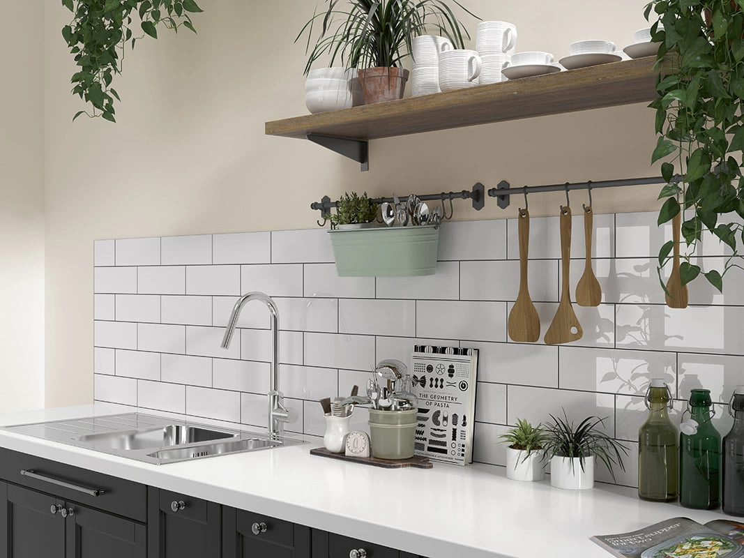 Mainzu Solid White, Brick