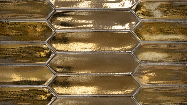Lanse Gold, Matt, 5x25cm, 9.00mm, not-rectified