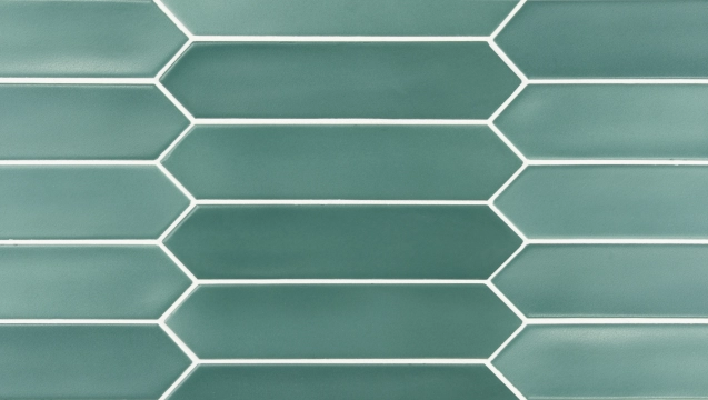 Lanse Viridian, Matt, 5x25cm, 9.00mm, not-rectified