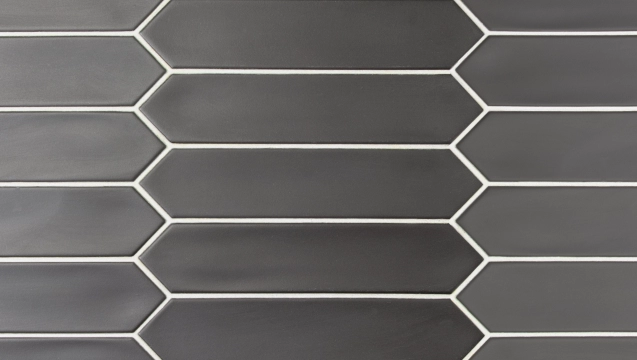 Lanse Black, Matt, 5x25cm, 9.00mm, not-rectified