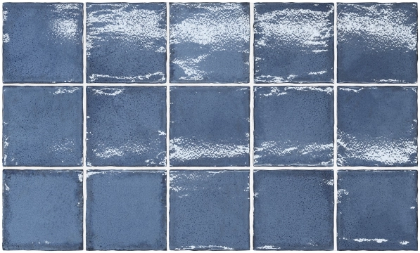 Altea Thistle Blue, Gloss, 10x10cm, 9.00mm, Rectified