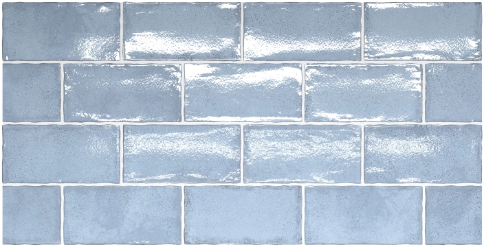 Altea Ash Blue, Gloss, 7.5x15cm, 9.00mm, Rectified