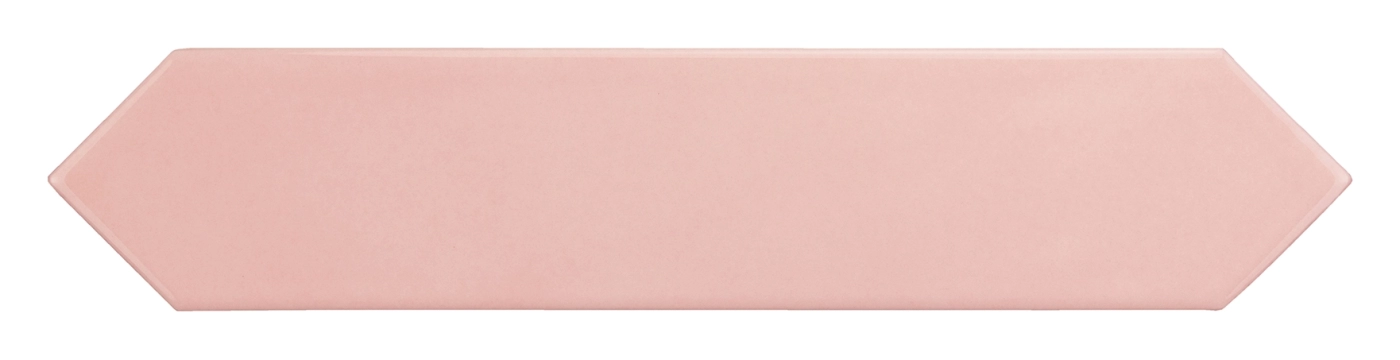 Arrow Blush Pink, Matt, 5x25cm, 9.00mm, Not rectified