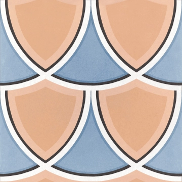 Caprice Deco Patchwork 22104 - Colours, Matt, 20x20cm, 9.00mm, Rectified