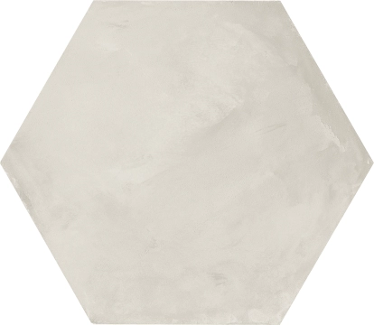 Terra.Art Esagona I402 - Bianco, Naturale, 25x21.6cm, 9.00mm, Rectified