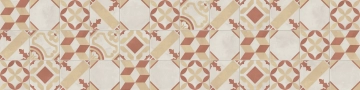 Terra.Art I401 - Mix Tramonto/crema, Naturale, 20x20cm, 9.00mm, Rectified