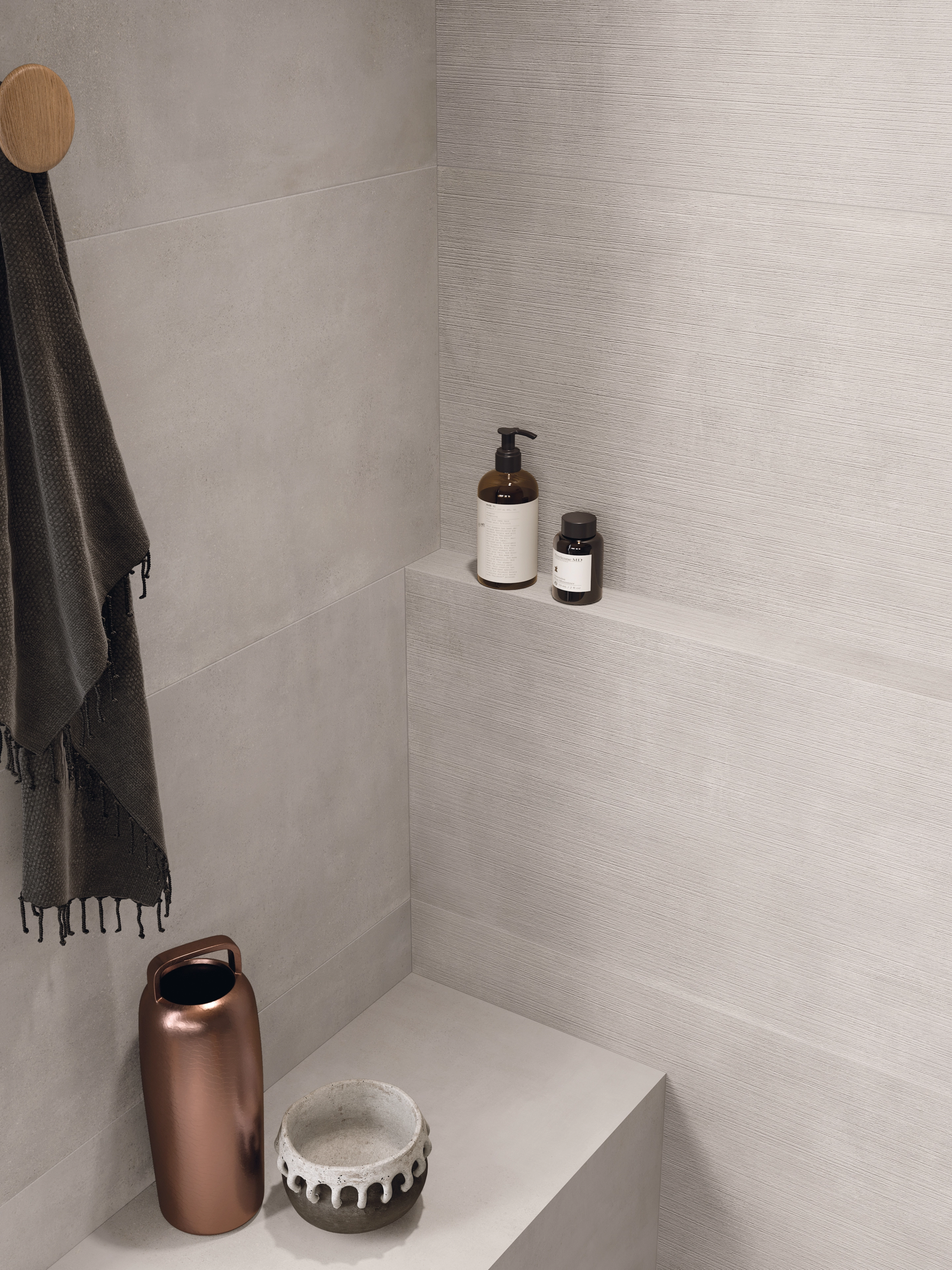 Carrelage Marca Corona Stonecloud Ivory Structuré 30x60 Cm – Imitation Pierre, Résistant à L'eau