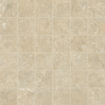 Arkistyle Mosaico Tessere J236 - Sand, Strutturato, 30x30cm, 8.50mm, Rectified