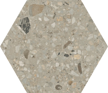 Arkistyle Esagona J162 - Shade Cold, Naturale, 25x21.6cm, 9.00mm, Rectified