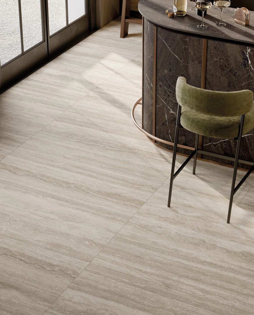 Graniti Fiandre Marble Lab Travertino, Natural, 60x60cm, 8.00mm ...