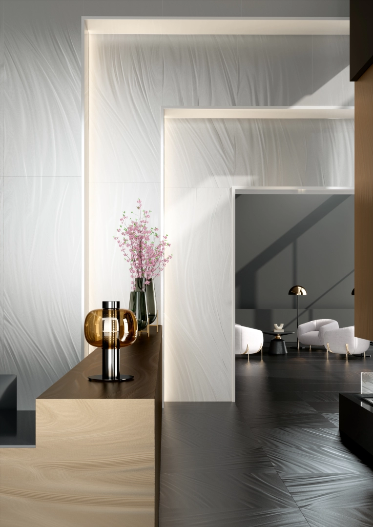 Graniti Fiandre Luce Luce Silver, Metal, 100x300cm, 6.00mm, Rectified ...