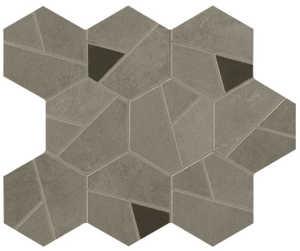 Boost Pro Mosaico Hex A0QP - Taupe, Matte, 9.84x11.22