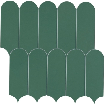 Prism Mosaico Bead A4Z6 - Emerald, Matte, 29.7x29.6cm, 10.00mm, Rectified