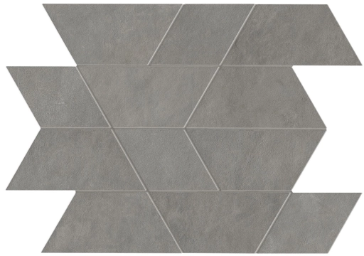Prism Mosaico Maze A411 - Fog, Silk, 31x35.7cm, 10.00mm, Rectified