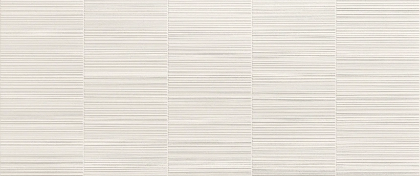 3d Wall Plaster AHQY - Barcode White, Matte, 19.69x47.24