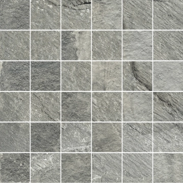Tribeca Mosaico Monocolore Grey, Naturale, 30x30cm, 10.00mm, Not rectified