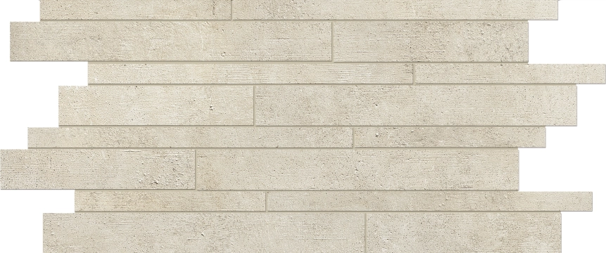 Grey Soul Listello Patchwork Sand, Naturale, 30.2x61cm, 10.00mm, Not rectified
