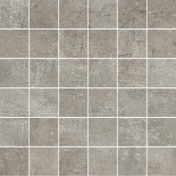 Grey Soul Mosaico Monocolore Dark, Naturale, 30x30cm, 10.00mm, Not rectified