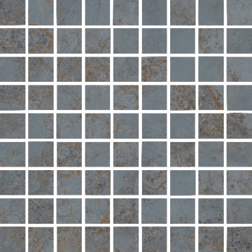 Metropolitan Mosaico Monocolore Blue, Naturale, 30x30cm, 9.00mm, Not rectified