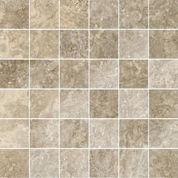 Durango Mosaico Monocolore Walnut, Naturale, 30x30cm, 10.00mm, Not rectified