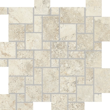 Durango Mosaico Basket Washed, Naturale, 30x30cm, 10.00mm, Not rectified