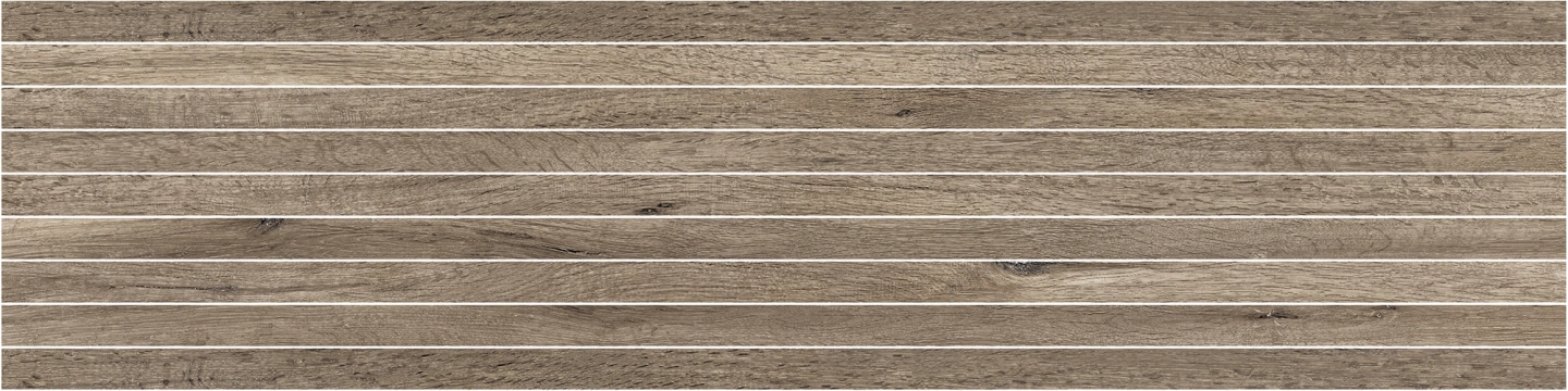 Firenze Teak Tortora, Naturale, 30.4x122.2cm, 9.50mm, Rectified