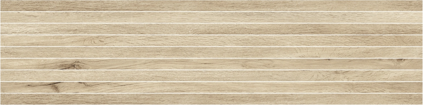 Firenze Teak Rovere, Naturale, 30.4x122.2cm, 9.50mm, Rectified