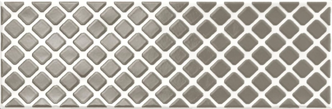 Brick Glossy Decoro R4KS - Anthracite, Matt, 10x30cm, 7.50mm, not-rectified