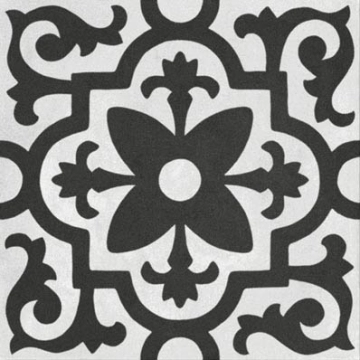 Contrasti Decoro Mix R7GZ - Antracite Mix, Matt, 20x20cm, 10.00mm, not-rectified
