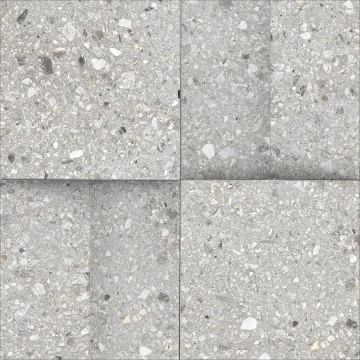 Realstone_navigli Mosaico 3D R7MA - Grigio, Matt, 30x30cm, 9.50mm, not-rectified