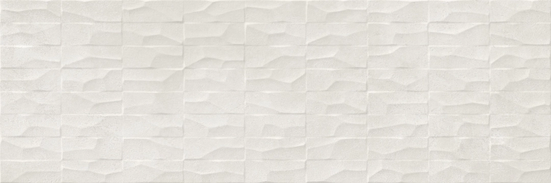 Roots 3D R8JH - White, Matt, 30x90cm, 10.00mm, Rectified