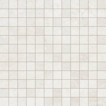 Roots Mosaico R8PP - White, Matt, 30x30cm, 10.00mm, not-rectified
