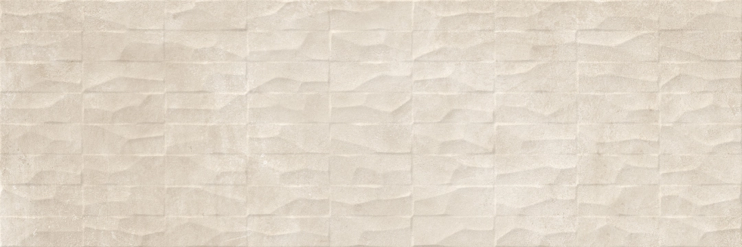 Roots 3D R8JF - Beige, Matt, 30x90cm, 10.00mm, Rectified
