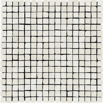 Studio Mosaico R4QR - Ghiaccio, Matt, 30x30cm, 9.50mm, not-rectified
