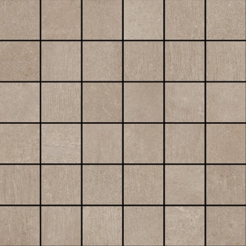 Studio Mosaico 5x5 R4QZ - Tortora, Matt, 30x30cm, 9.50mm, not-rectified