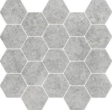Richmond Mosaico RC4G - Silver, Matt, 30.3x30.3cm, 8.50mm, Rectified