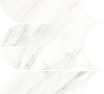 Incanto Mosaico RCKS - Calacatta Essenza, Glossy, 28.1x31cm, 10.00mm, not-rectified