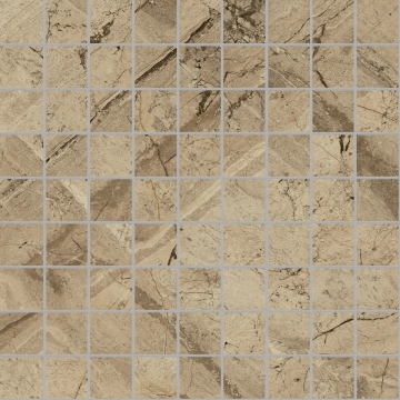Incanto Mosaico R95U - Breccia Aurora, Glossy, 30x30cm, 10.00mm, not-rectified