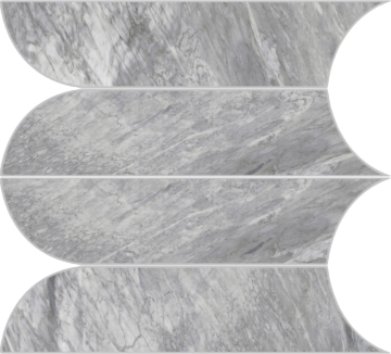 Incanto Mosaico R9CH - Bardiglio, Glossy, 28.1x31cm, 10.00mm, not-rectified