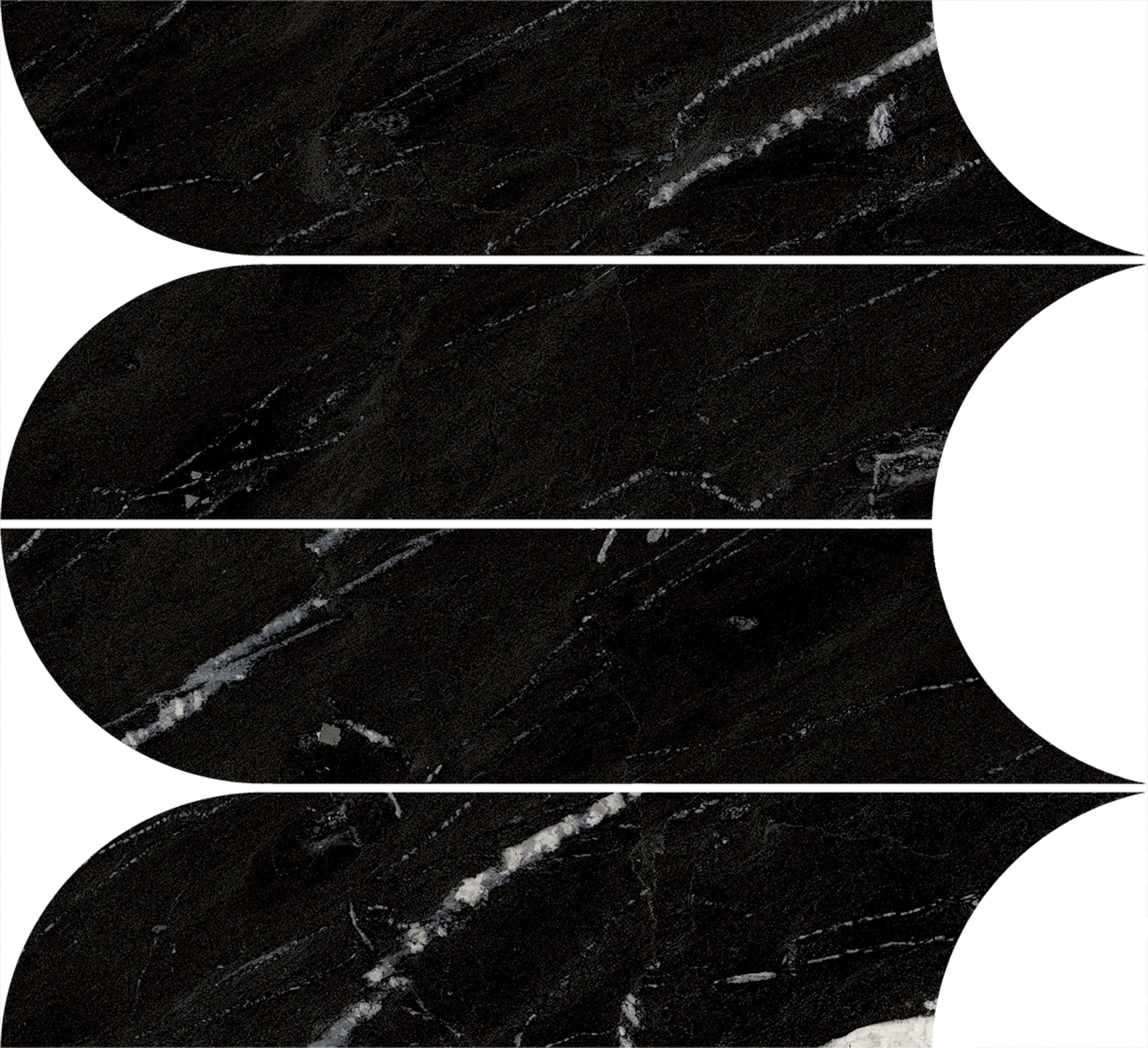 Carrelage Ragno Incanto Sky Black Glossy 60x60 Cm – Effet Marbre Italien R90M, Résistant à L'eau