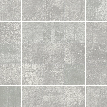 Fabric Mosaico 303504 - Grey, Naturale, 30x30cm, 9.50mm, Rectified